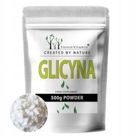 GLICYNA 500g MOCNA DZIAŁA SEN PAMIĘĆ SKÓRA STRES STAWY 500 PORCJI + MIARKA
