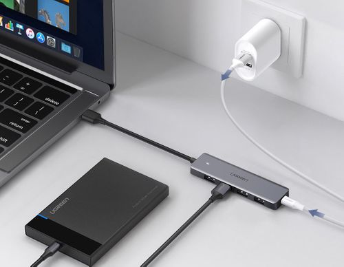 Adapter 4W1 Ugreen Hub Usb-C Do 4X Usb 3.0 + Micro Usb na Arena.pl
