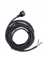 Przewód guma czarny H07RN-F 3x1,5 5,25 mb wtyczka Unischuko IPX4