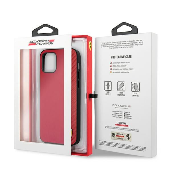 Etui Ferrari do iPhone 12 Pro Max, Czerwony zdjęcie 8