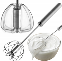 TRZEPACZKA UBIJACZKA DO JAJEK PIANY OBROTOWA AUTOMATYCZNA 26cm UBIJAK CIAST