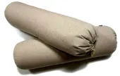 WAŁEK DO JOGI BOLSTER z łuską gryki 20x70 NATURAL