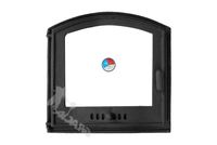 DRZWI C03 LEWE - 45X45 CM + TERMOMETR 0-250°C do pieca pizzy pizzeria żeliwne