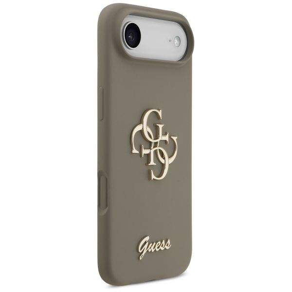 etui guess silicone big 4g script do     iphone air brązowy zdjęcie 4