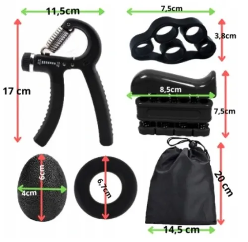 ŚCISKACZ DO RĄK TRENER DŁONI PALCÓW ZESTAW REHABILITACJYJNY REGULACJA na Arena.pl