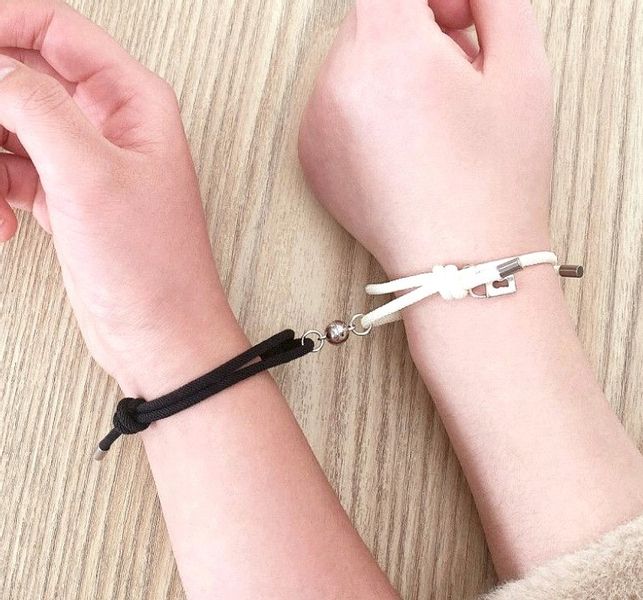 Magnetyczne Dwie Bransoletki Dla Par Na Prezent zdjęcie 3