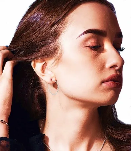 KOLCZYKI SREBRNE 925 DAMSKIE KOŁA KÓŁKA KRĘCONE MODNE 2,3 CM + SREBRO 925 zdjęcie 4