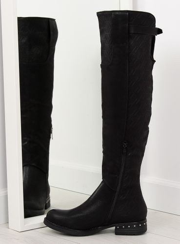 Oficerki damskie czarne 228-PG BLACK - 37 na Arena.pl