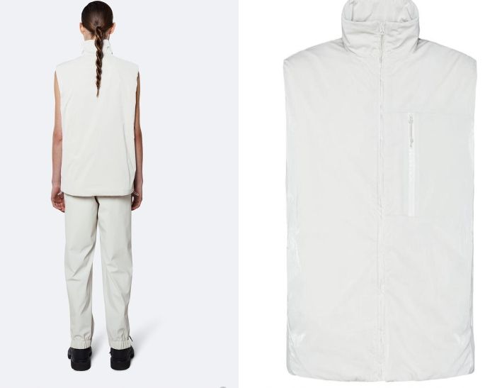 RAINS DRIFTER VEST OFF WHITE XS/S zdjęcie 2