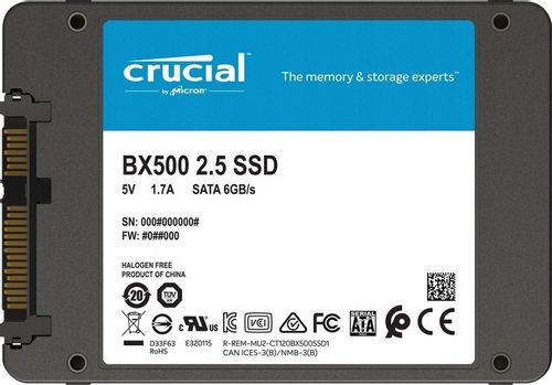 Dysk CRUCIAL BX500 240GB SSD na Arena.pl
