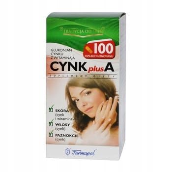 Cynk Plus A kapsułki twarde 100 szt na Arena.pl