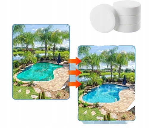 AKTYWNY TLEN do Jacuzzi Basenu spa Wody 1kg BEZ CHLORU Basen Tabletki na Arena.pl