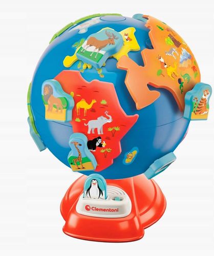 INTERAKTYWNY GLOBUS PRZEDSZKOLAKA MÓWIĄCY OBROTOWY DO ZŁOŻENIA ZOOLOGICZNY na Arena.pl