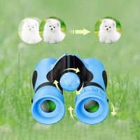 NIEBIESKA LORNETKA JUNIOR DLA DZIECI 8x21 OPTYKA NOC DZIEŃ SZKLANA ZABAWKA