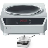 kuchenka indukcyjna wok indukcyjny profi line 3500w - hendi 239766