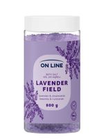 ON LINE Sól do kąpieli Lavender Field 800 g