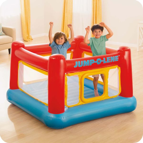 Trampolina dmuchana Zamek 174 x 174 x 112 cm 48260 INTEX zdjęcie 2
