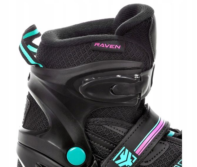 Rolki Regulowane RAVEN Drill Mint/Pink 34-37 zdjęcie 8