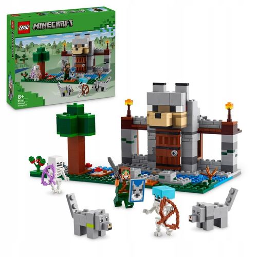 LEGO Minecraft 21261 Wilcza Twierdza Zamek Treser Wilków 2x Szkielet 2xWilk na Arena.pl