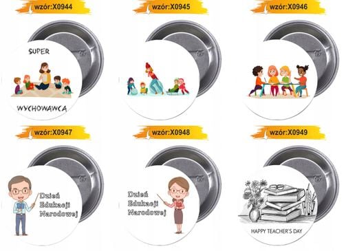 Przypinki buttony DZIEŃ EDUKACJI NARODOWEJ na Arena.pl