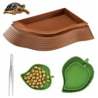 Zestaw do terrarium Basen dla Gadów miski do Karmienia