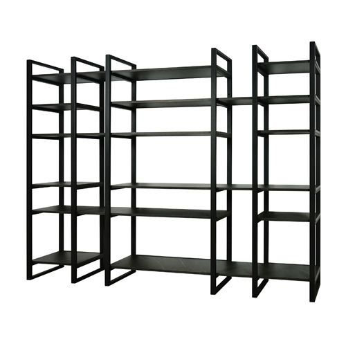 Regał Mercury 260 półki kolory MebleKreator Wytrawny Kamień zdjęcie 1