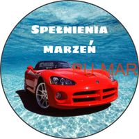 Opłatek na tort Dodge Challenger Viper Ram Charger Tekst Gratis Gruby 20 cm