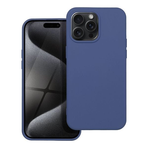 Futerał SILICONE do IPHONE 15 Pro Max niebieski zdjęcie 1