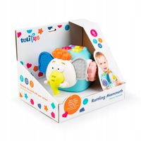 DUMEL MAMUT TERKOTEK ZABAWKA SENSORYCZNA ROZWIJA ZMYSŁY GRZECHOTKA GRYZAK