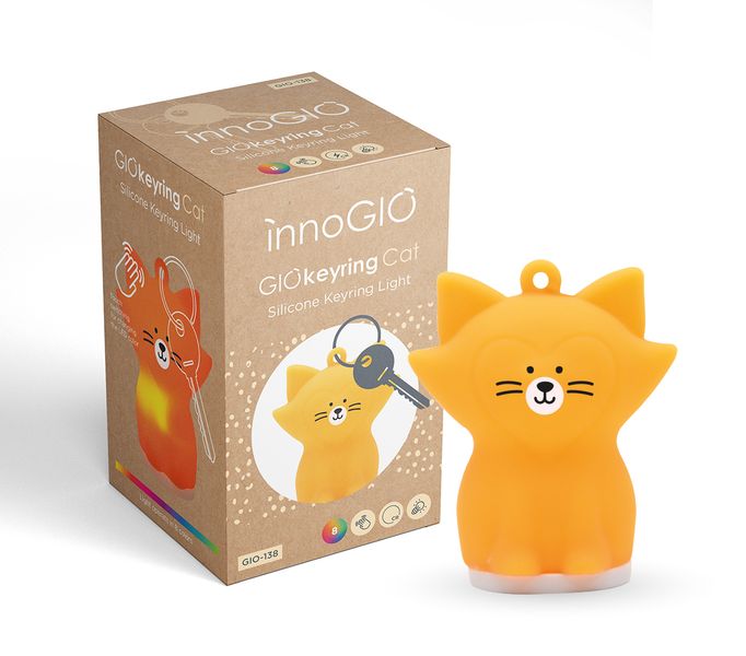 INNOGIO GIO-151 Lampka silikonowa GIOkeyring Cat zdjęcie 3