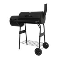 Duży Grill Węglowy Ogrodowy z Pokrywą i Termometrem Hile GW0309 – Solidna wędzarnia pozioma