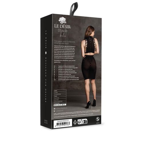 kala xxxvii - two piece with turtleneck, crop top and skirt - one size na Arena.pl