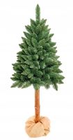 CHOINKA SZTUCZNA ZIELONA GĘSTA CHOINKA NA PNIU NATURALNA 100 cm