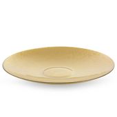 Patera dekoracyjna ze szkła artystycznego KALA 37x4 złota