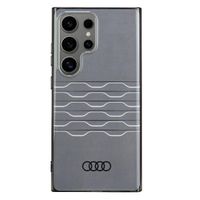 audi iml geometric pattern case s24 ultra s928 czarny/black hardcase