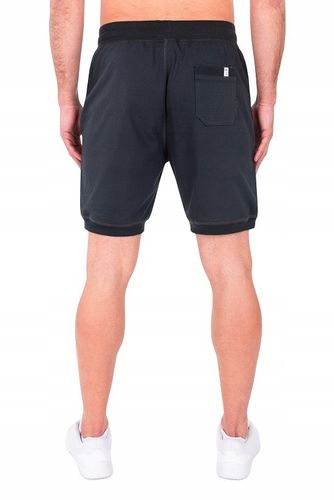 Spodenki męskie grafitowe JAVIER Rozmiar - M na Arena.pl