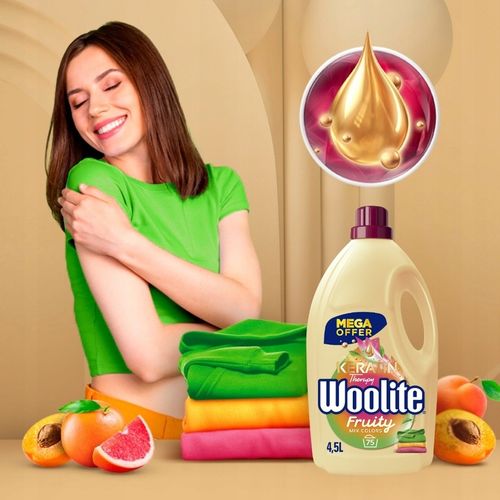 WOOLITE PŁYN DO PRANIA KOLORU FRUITY 4,5L 75 PRAŃ na Arena.pl