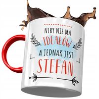 Kubek Czerwony Dla Stefana Męża Kolegi Prezent Z Nadrukiem Ze Zdjęciem