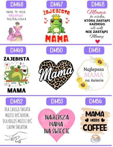 TORBA BAWEŁNIANA PREMIUM NA ZAKUPY Z NADRUKIEM PREZENT DLA MAMY WZORY na Arena.pl