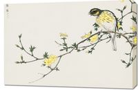 Obraz 90x60cm Japanese Bunting, Kashu Japoński Vintage do Salonu