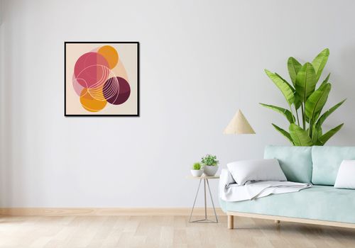 Plakat 70x70cm Przenikanie Ciepła na Arena.pl