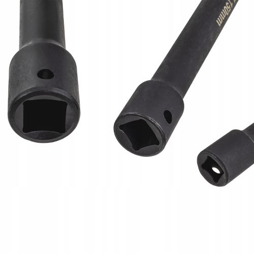 Zestaw przedłużek udarowych 1/4" 3/8" 1/2" 9 el. SilverTools CrV na Arena.pl