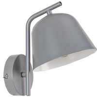 Metalowa lampa ścienna Malia 3094 loftowy kinkiet do sypialni szary