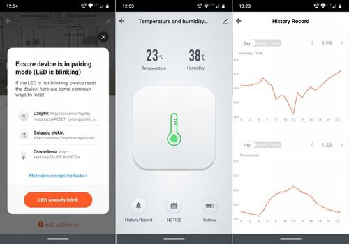 Czujnik temperatury wilgotności ZigBee TUYA Smart na Arena.pl