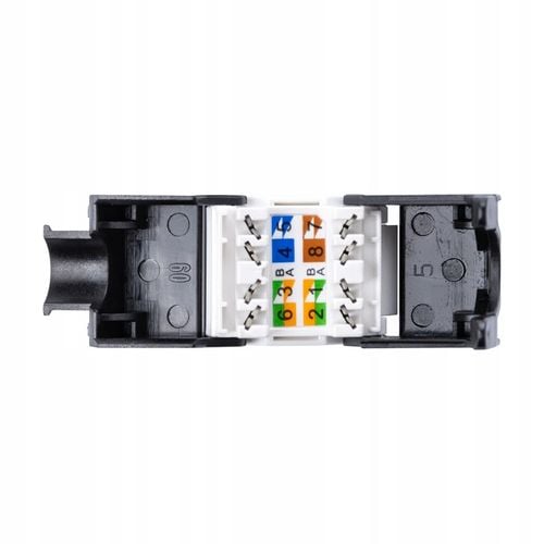 Simon 10 Gniazdo internetowe komputerowe pojedyncze RJ45 kat.5e, biały na Arena.pl