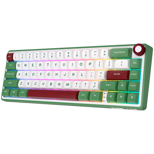 royal kludge r65 green sand gaming keyboard brown switch na Arena.pl