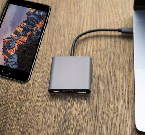 4Apple Przejściówka Adapter 3w1 HUB USB-C HDMI 4K ver2020 na Arena.pl