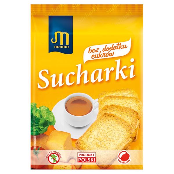 Mamut Sucharki bez dodatku cukrów 225 g zdjęcie 1