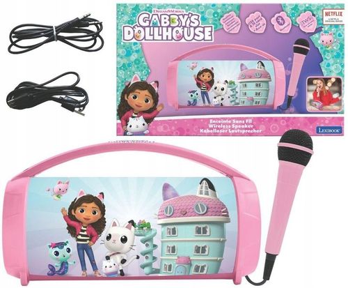 Głośnik mobilny LEXIBOOK Koci Domek Gabi BTP585GDHZ Różowy na Arena.pl