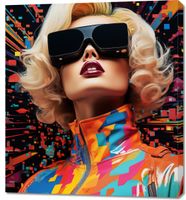 Obraz 90x100cm Retro Futuryzm